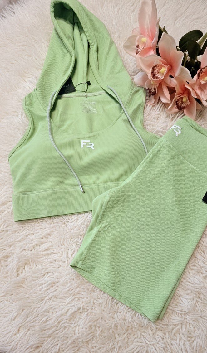 Sage Power Hooded Set