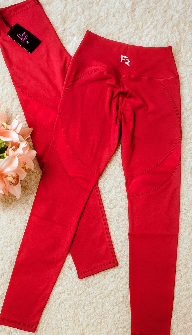 Crimson Luxe Leggings